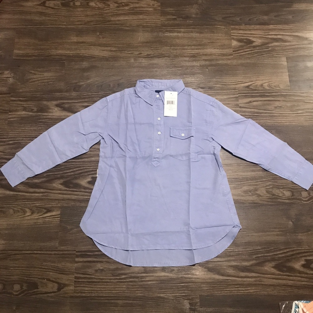 💥NWT Lauren James Rolled Sleeve Button Up